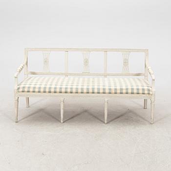A late Gustavian sofa from Lindome first half of the 19th century.