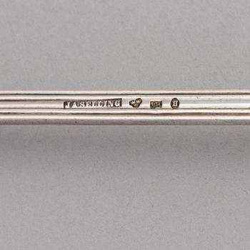 A Swedish Silver Laddle, mark of JA Selling, Härnösand 1869.