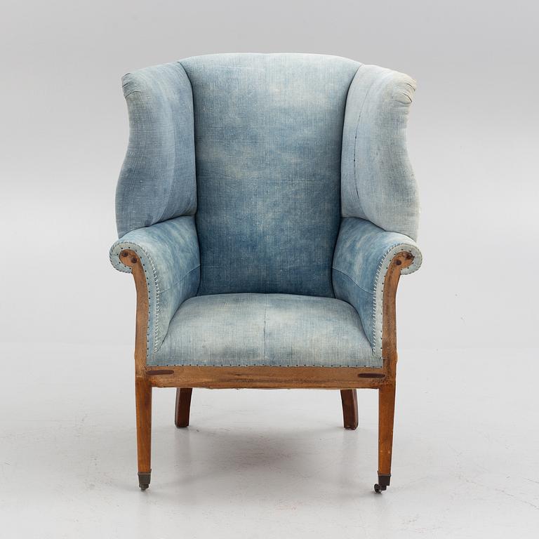 Ralph Lauren Home, a 'Hepplewhite wing chair'.