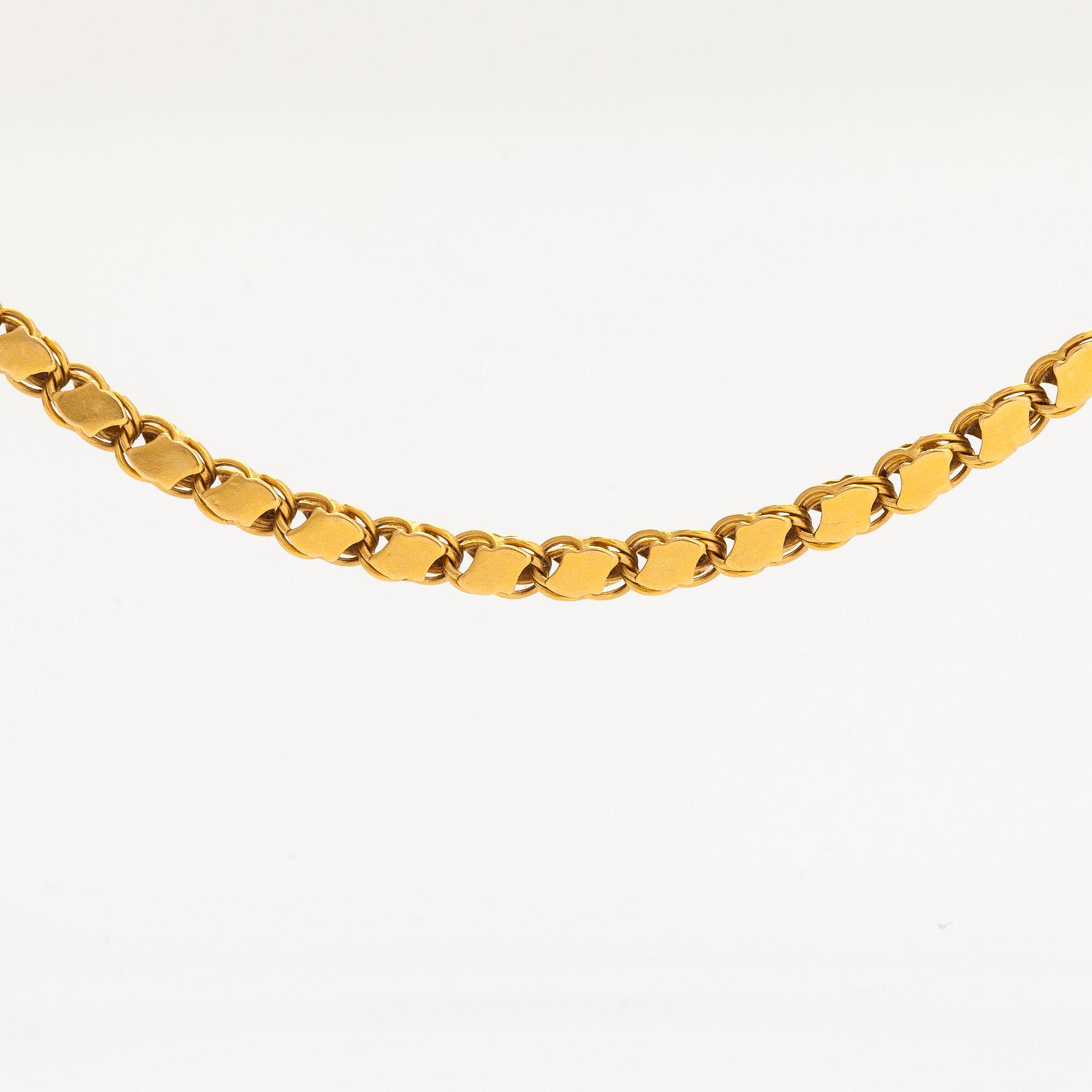 Necklace, 21K gold, Damascus, Syria.