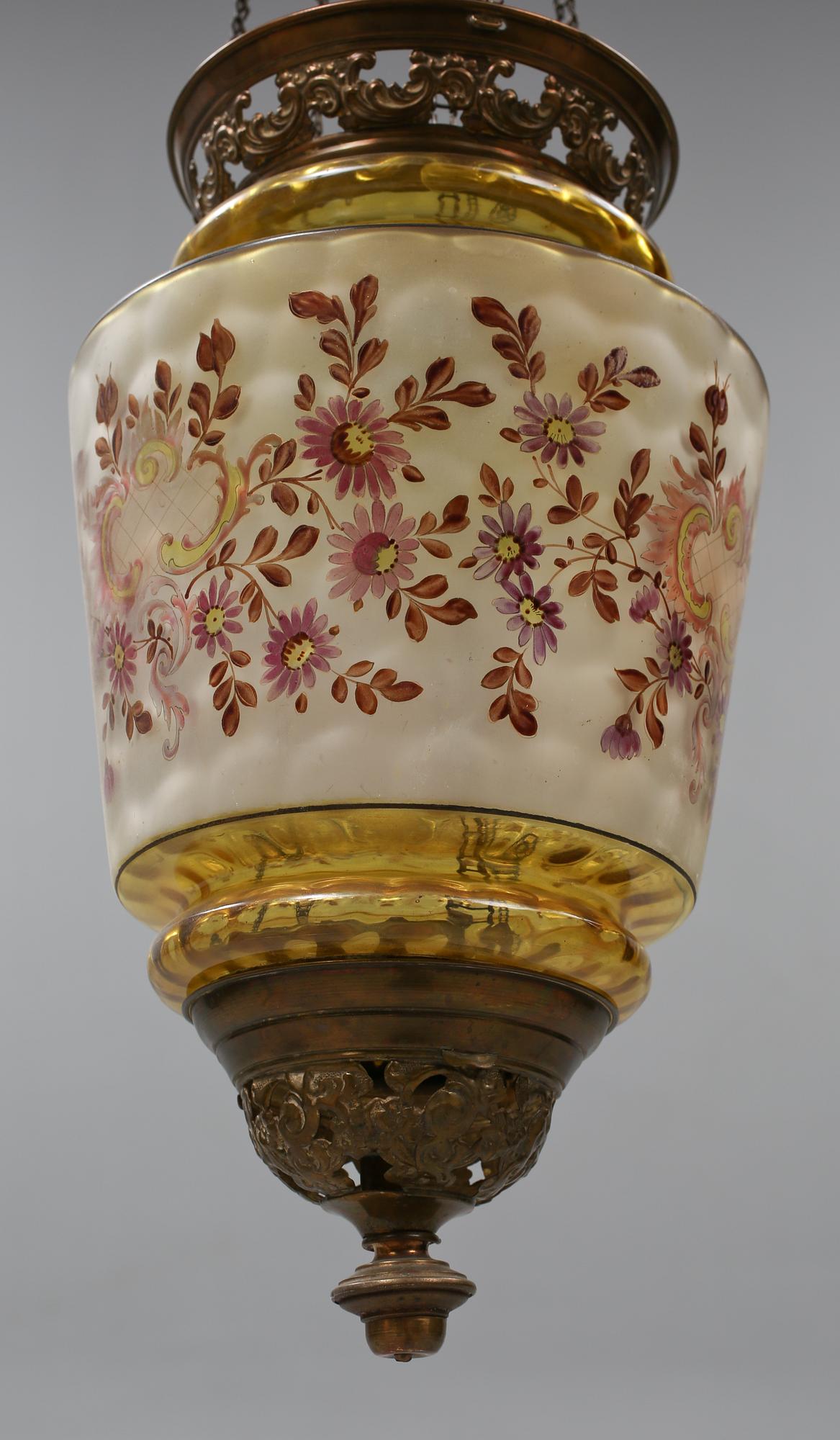 MÅNSKENSAMPEL, omkring sekelskiftet 1900, höjd ca 60 cm.