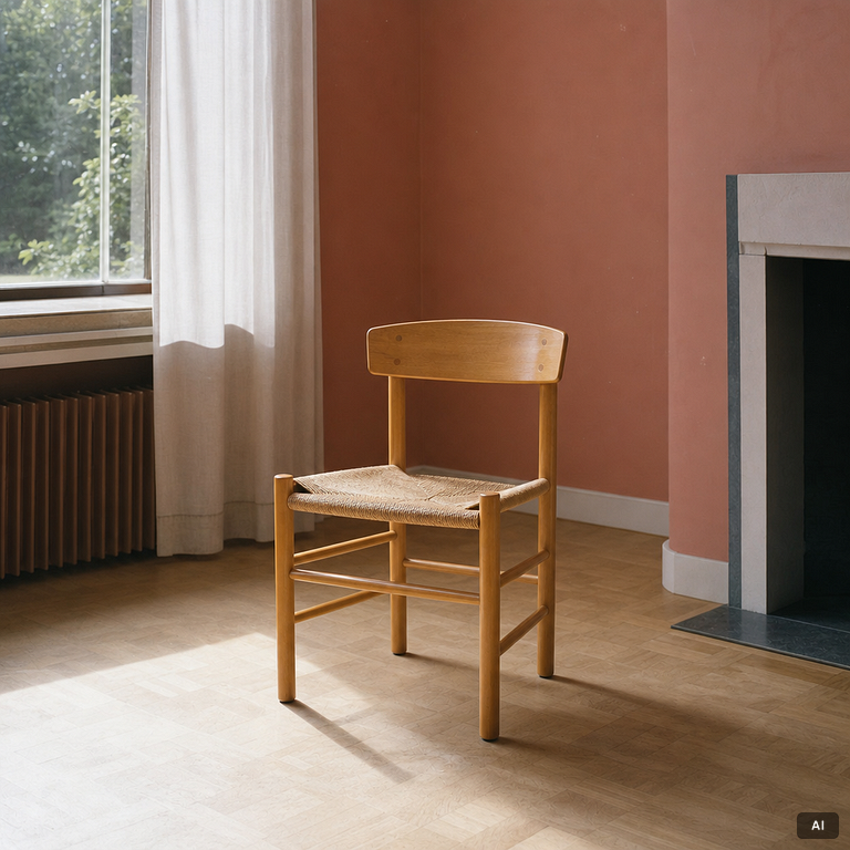 Børge Mogensen, stolar, 6 st, "J39", FDB Møbler, Danmark.