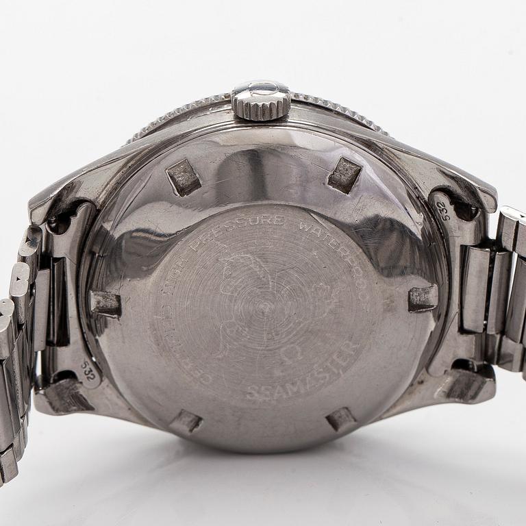 Omega, Seamaster 300, rannekello, 39 mm, teräs, automaattinen, noin 1958.