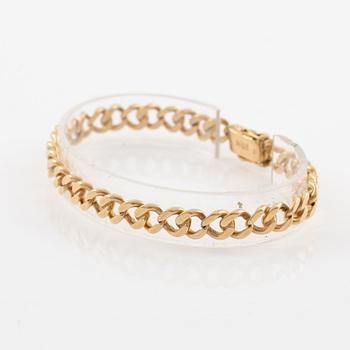 Armband 18K guld, pansarlänk.
