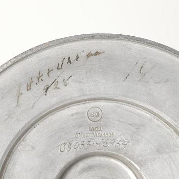 Erik Fleming, a pair of pewter candlesticks, Norrahammars Tenn, 1930.