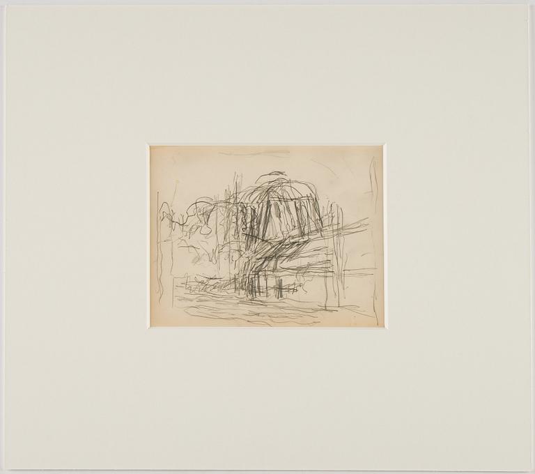 Carl Kylberg, pencil drawing.
