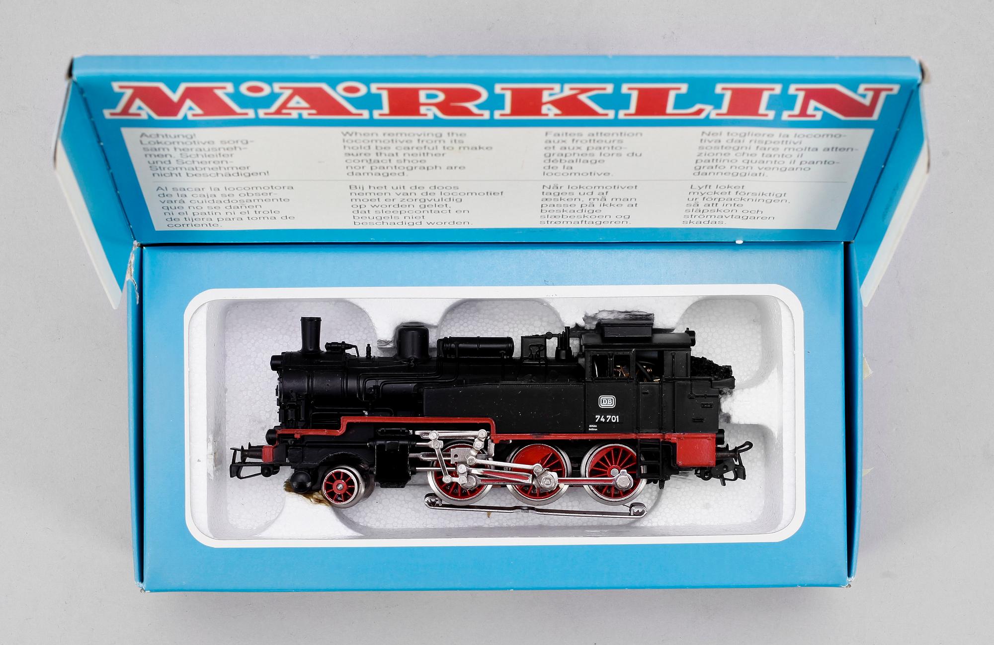 PARTI LOK, 3 st, "3060", "4060", "3095", Märklin, 1900-talets andra hälft.