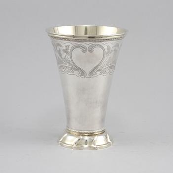 POKAL, silver, GAB, Stockholm, 1966. Vikt 595 gram.