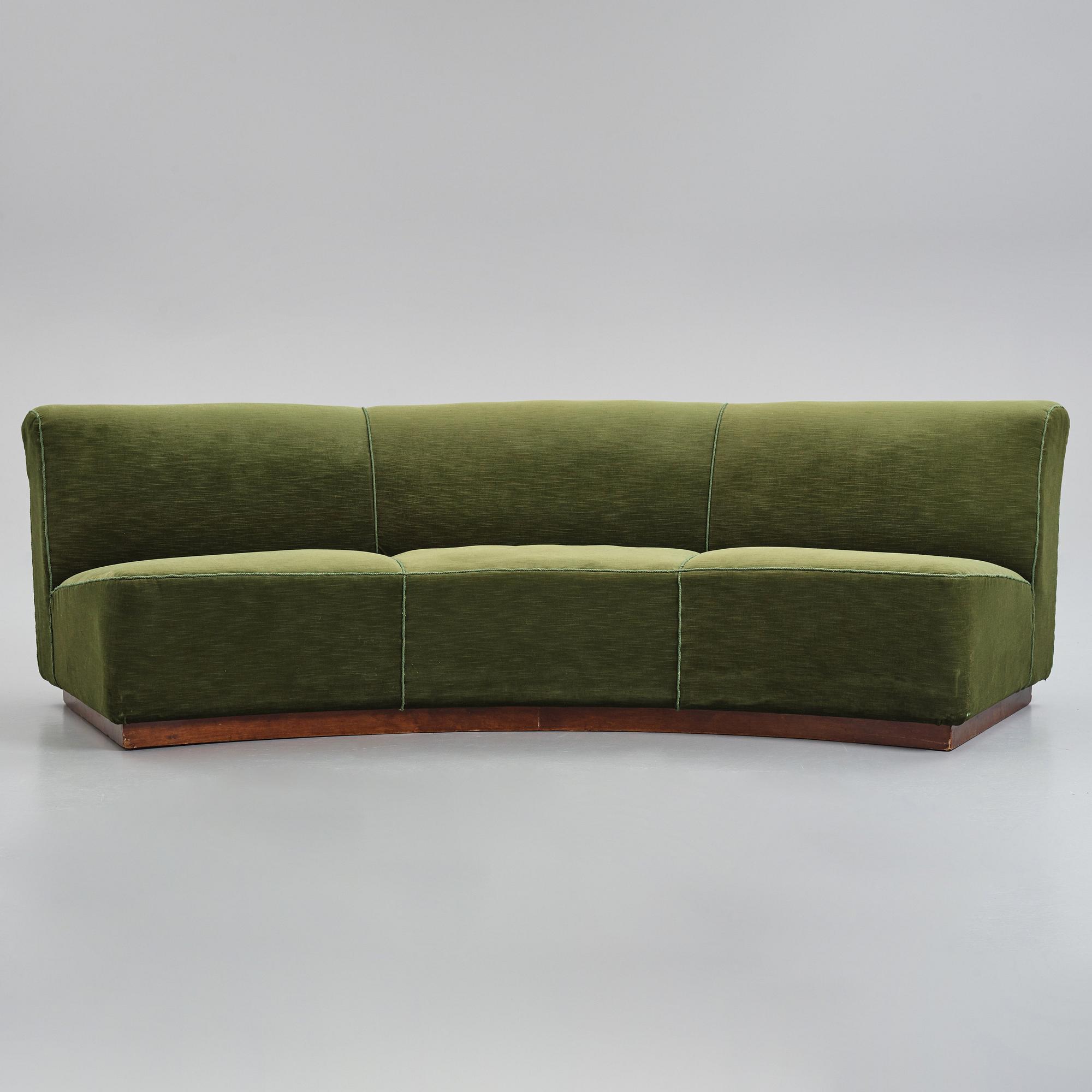 Elias Svedberg, a sofa, probably model "Paris" for Nordiska Kompaniet, Sweden 1930-1940s.