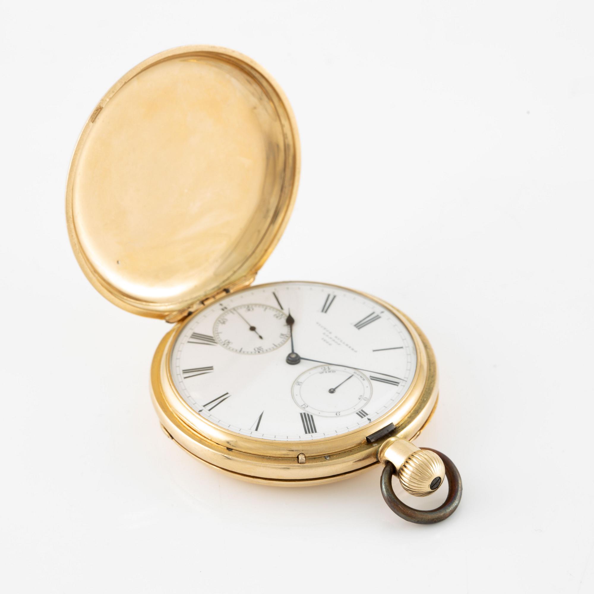Victor Kullberg, London, hunter, "Power reserve", ca 1870.