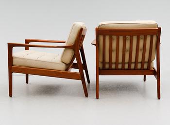 FÅTÖLJER, 1 par, "USA 75", Folke Ohlsson för Dux, 1900-talets andra hälft.