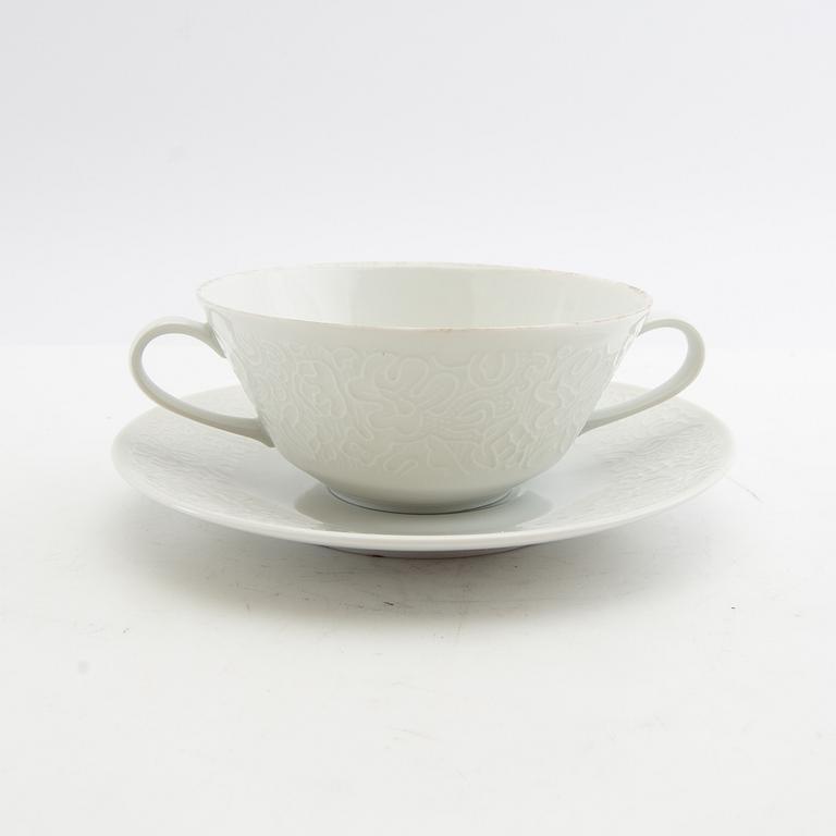 Broth cups 10 pcs Hutschenreuther Germany mid/second half of the 20th century porcelain.