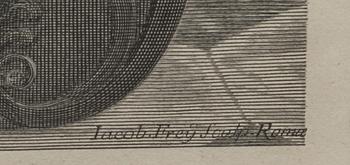 KOPPARSTICK, 2 delar. Bl.a efter Raphael. 1700/1800-tal.