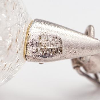 Björn Weckström, "Jibo", a serling silver and acrylic necklace, limited edition 29/50. Lapponia 2008.
