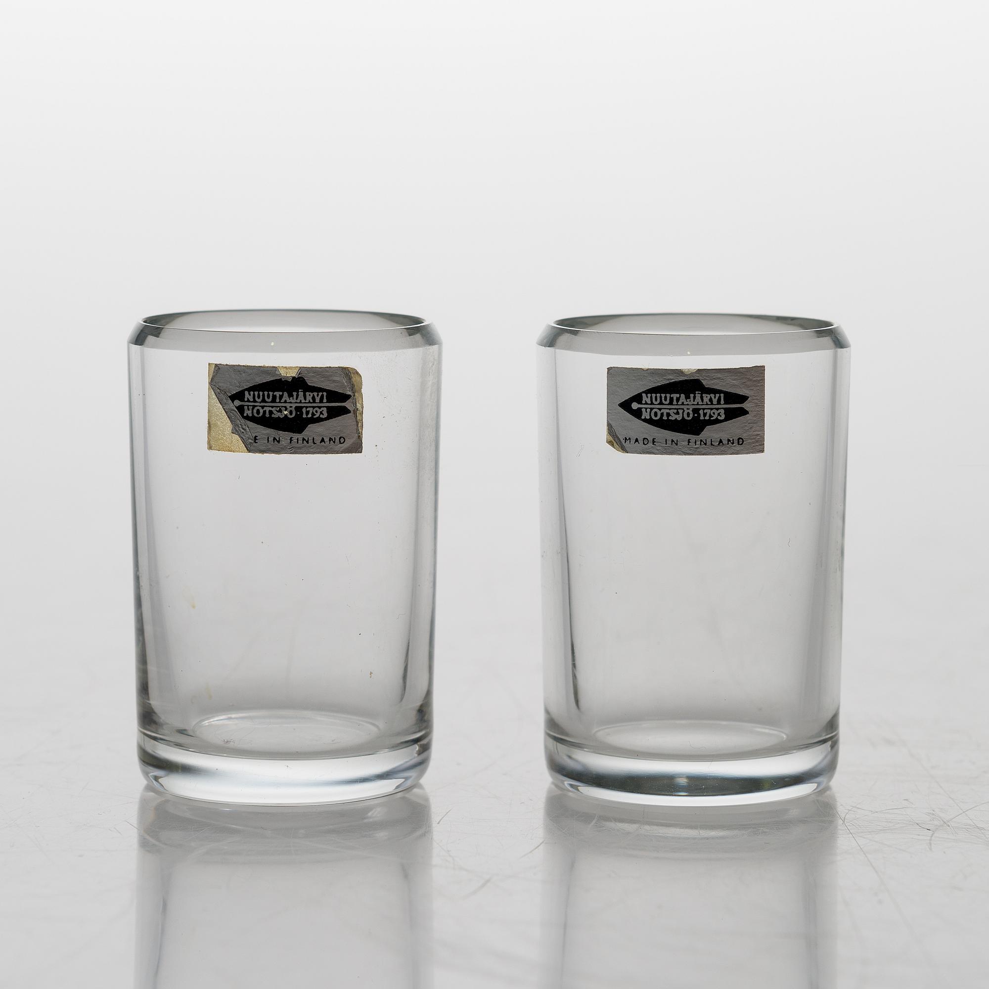 KAJ FRANCK, A LIQUOR BOX, 'Napakymppi' (Bull's-eye) for Nuutajärvi 1961-1968.