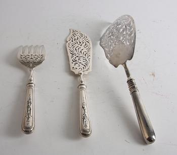 SERVERINGSBESTICK, 2+1, silver, Ryssland.