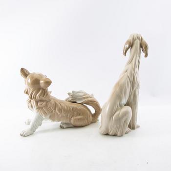 Figuriner 2 st Lladro Spanien porslin.