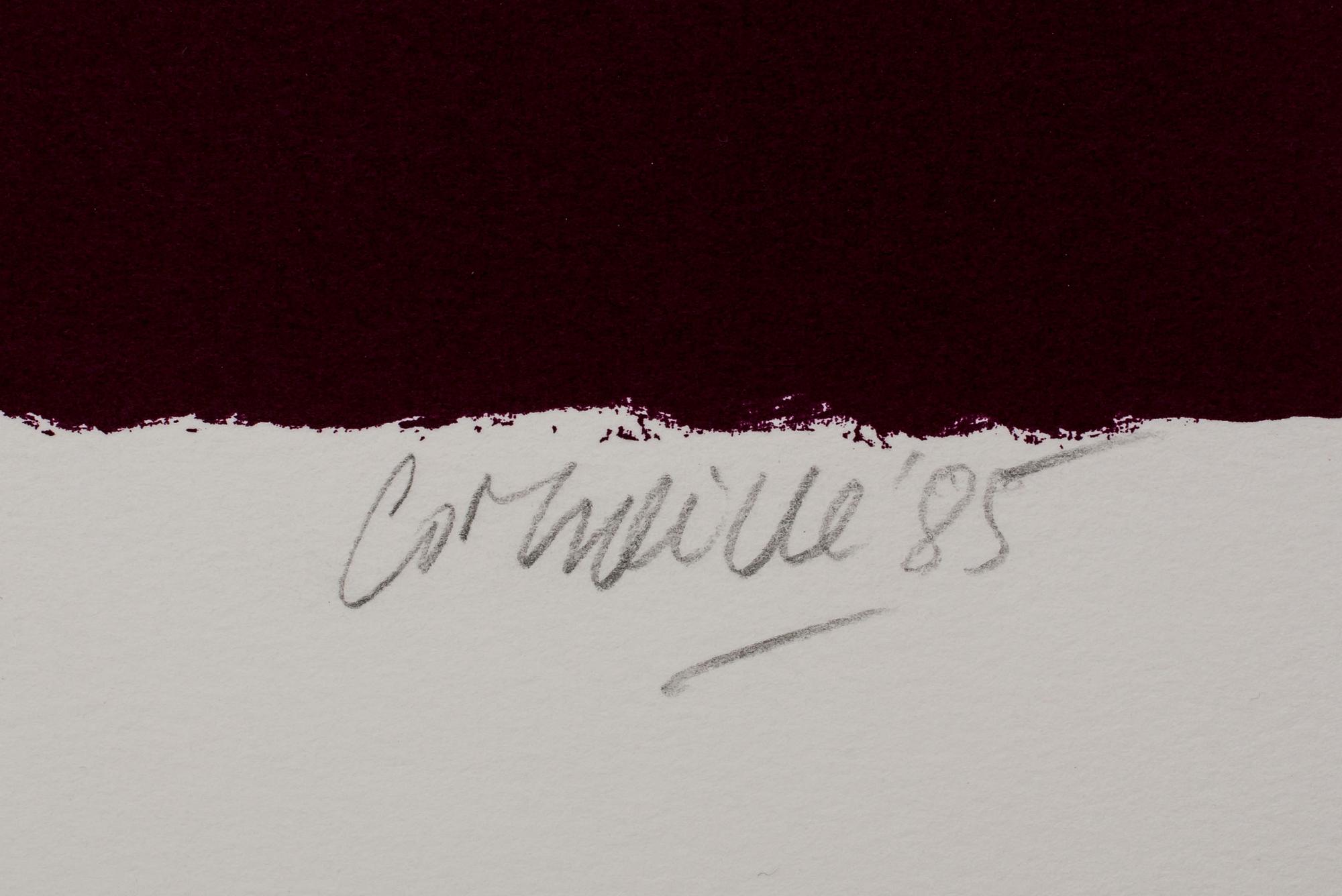 BEVERLOO CORNEILLE, färgserigrafi, signerad, numrerad V/L och daterad- 85.