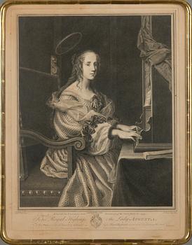 CARLO DOLCI, efter, kopparstick, John Boydell excudit, B.Baron 1759.