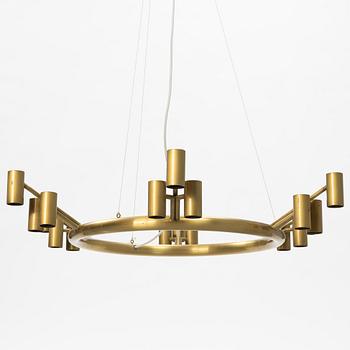 A Scandinavian Modern ceiling lamp, 1960s.