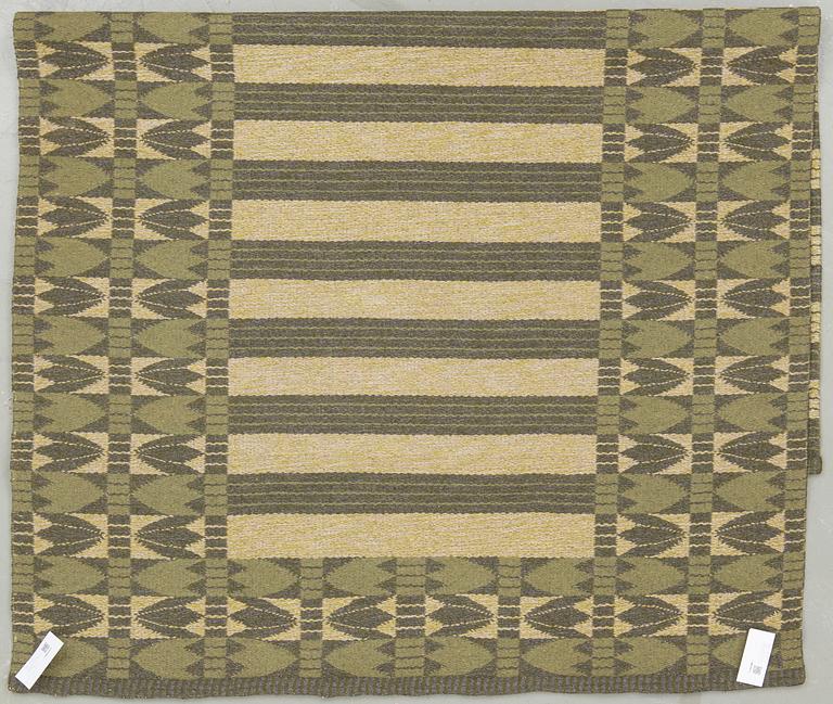 MATTA, maskinvävd dubbelsidig. 1950-60-tal. 204x134 cm.