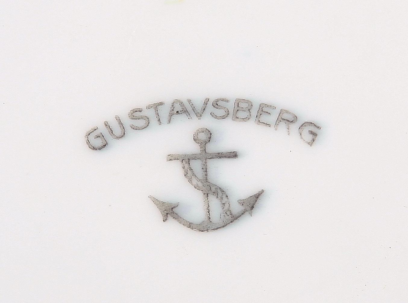 SERVISDELAR, 25 delar, porslin, "Blå Blom", Gustavsberg.