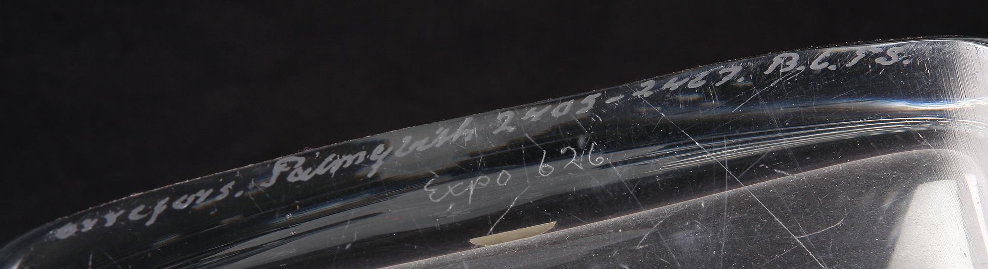 VAS, glas. Sven Palmqvist, Orrefors. Sign.