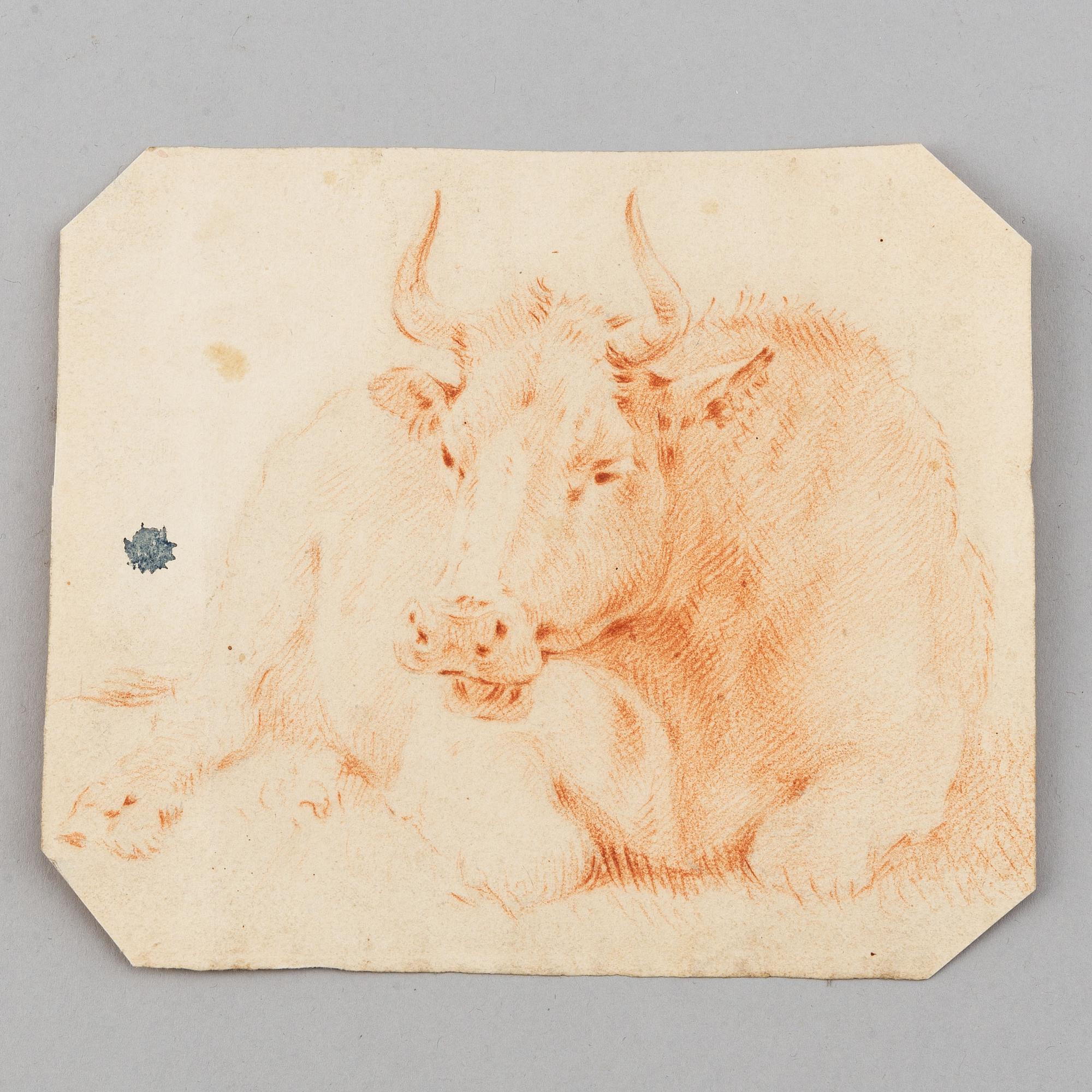 Philips Wouwerman, attributed to, red chalk.