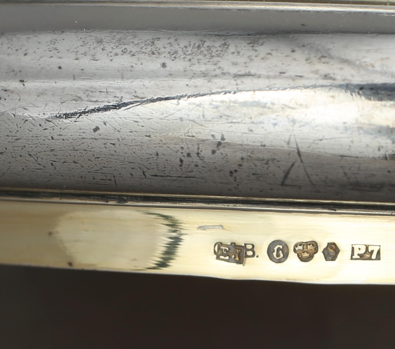 DRYCKESKANNA, silver, E Johansson, Gävle, 1917. Vikt ca 756g.