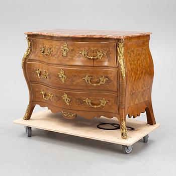 A Rococo style chest of drawers, around 1900.