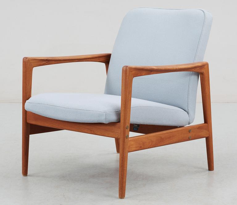 FÅTÖLJ, märkt DUX, 1950-tal.