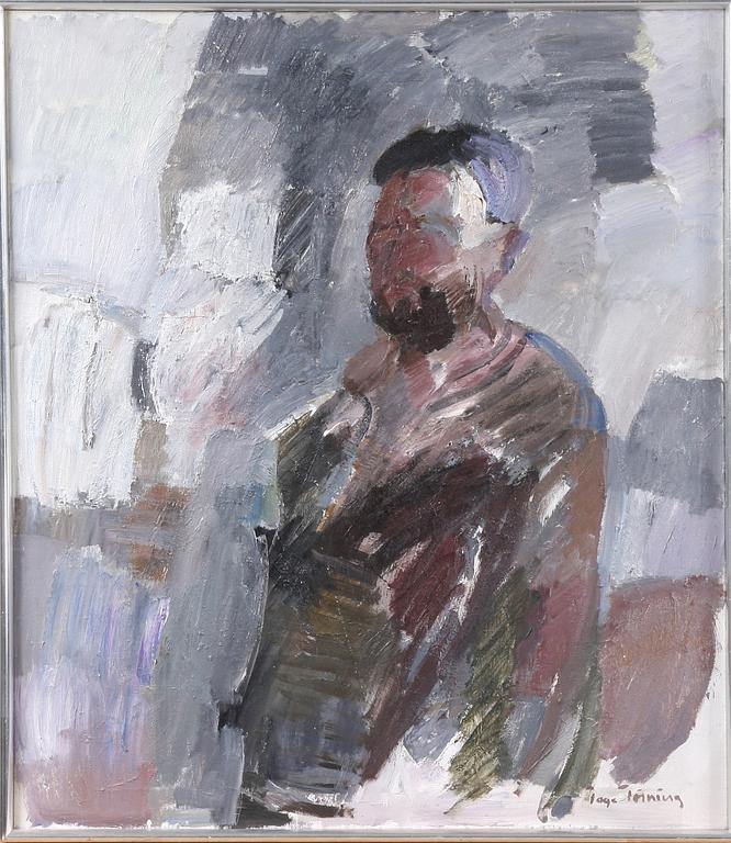 TAGE TÖRNING, olja på duk, sign.