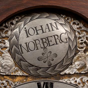 A Swedish long case clock, second half of the 18th century.