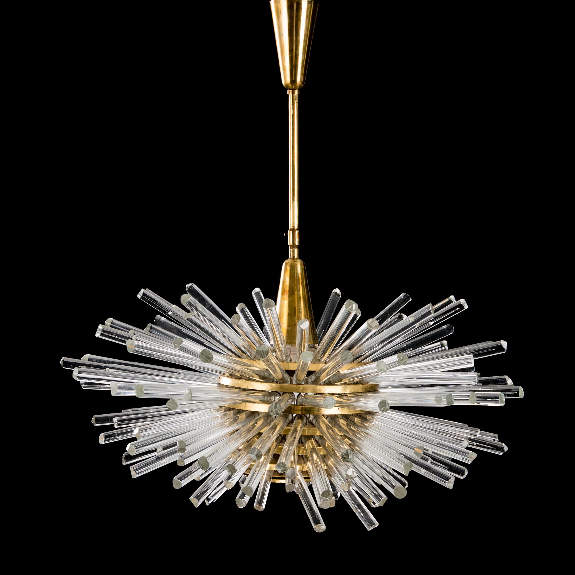 An Austrian 1960s 'Miracle' chandelier by Bakalowits & Sohne.