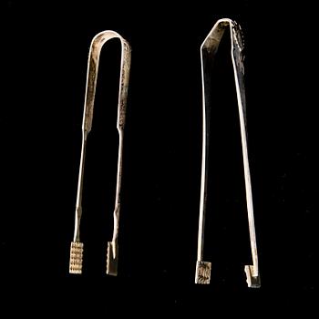 PARTI BESTICK, 44 delar, silver, "Mussla", finska stämplar, 1918-50. Tot vikt 1084,8 g.