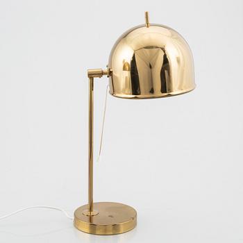 Eje Ahlgren, a pair of brass table lamps, model 'B-075', Bergboms, Sweden, 1960-70s.