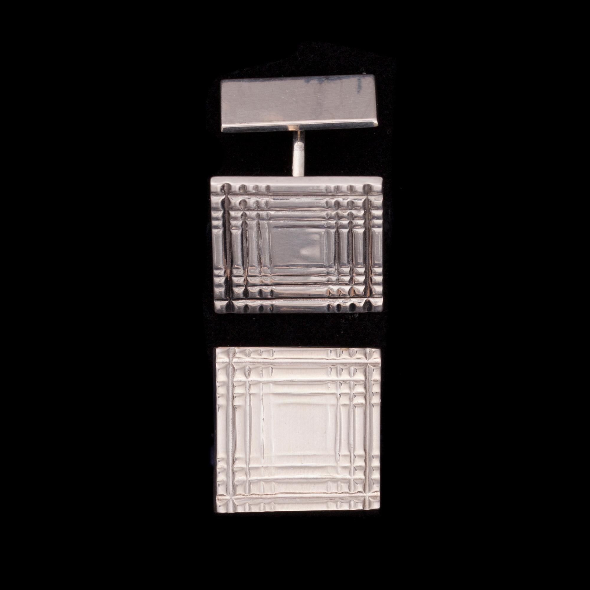 ELIS KAUPPI, MANSCHETTKNAPPAR, sterling silver, Kupittaan Kulta, Åbo 1962.