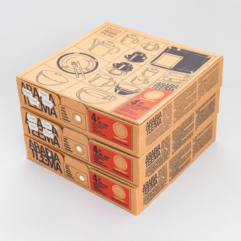 KAJ FRANCK, A 36-pieces set of "Teema". Marked Teema Arabia Finland.