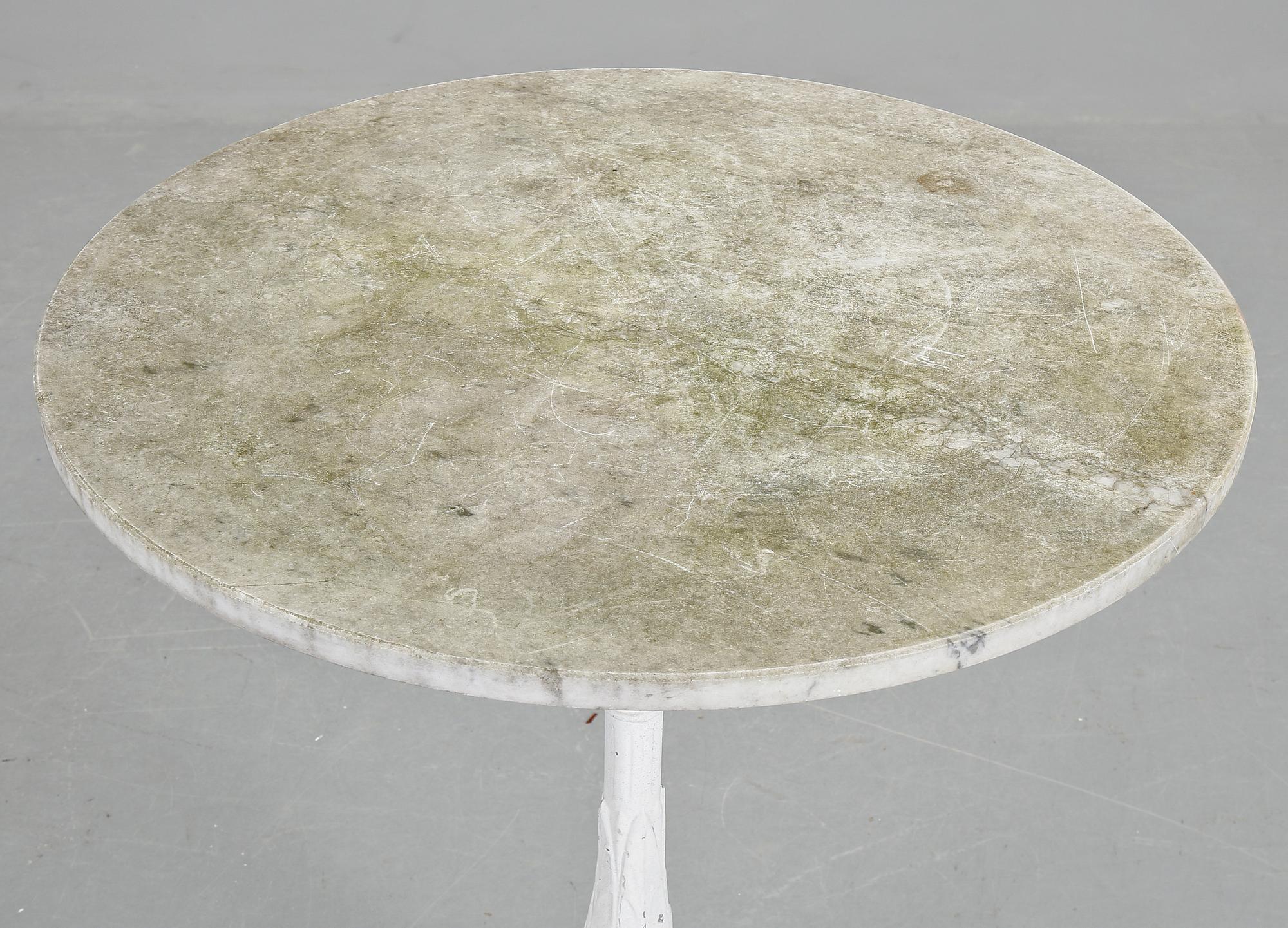 TRÄDGÅRDSBORD, märkt Byarum, 1900-talets andra hälft.