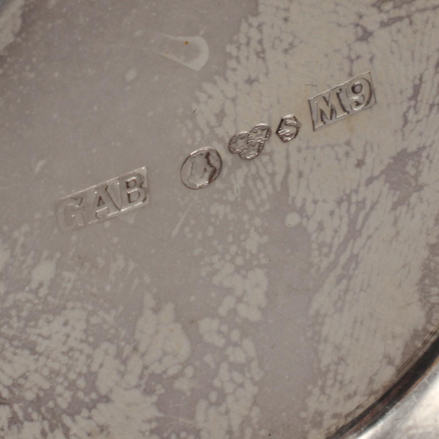 PARTI SILVER, 37 delar, mestadels Sverige, 1900-tal, total vikt 727 g.