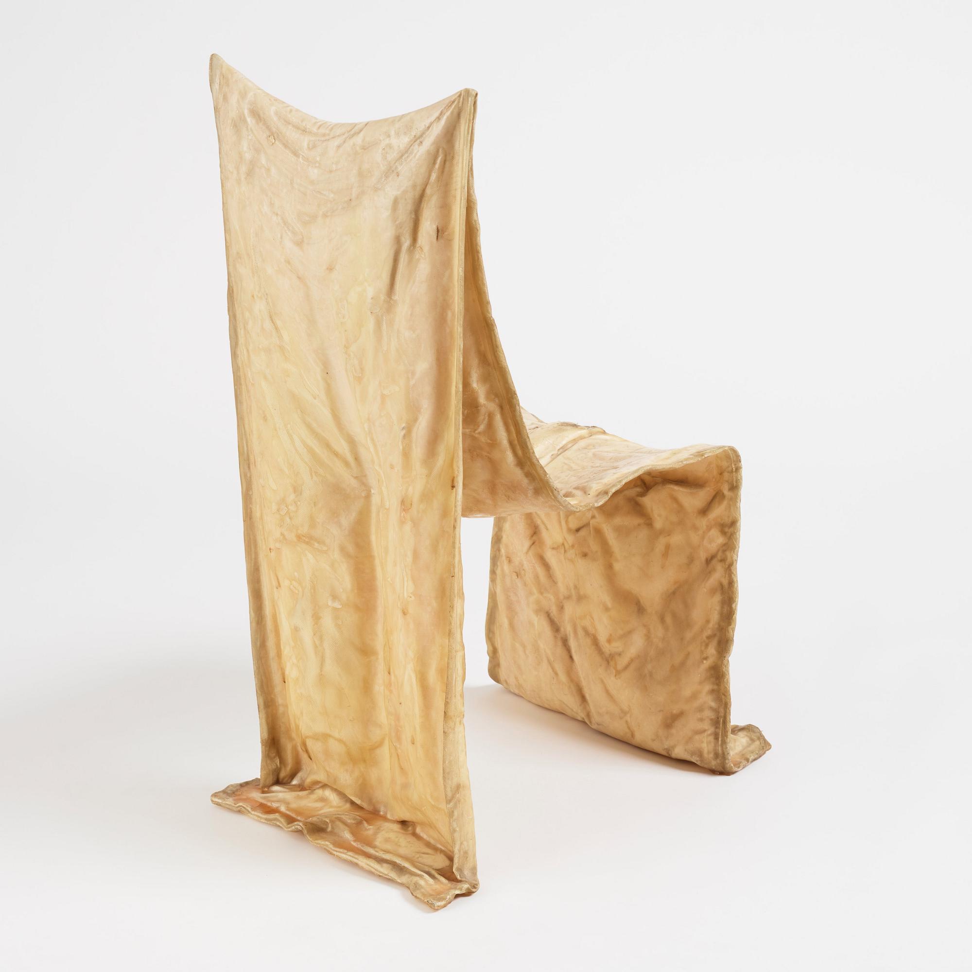 Gaetano Pesce, a "Golgotha" chair, Bracciodiferro, Italy, 1972.