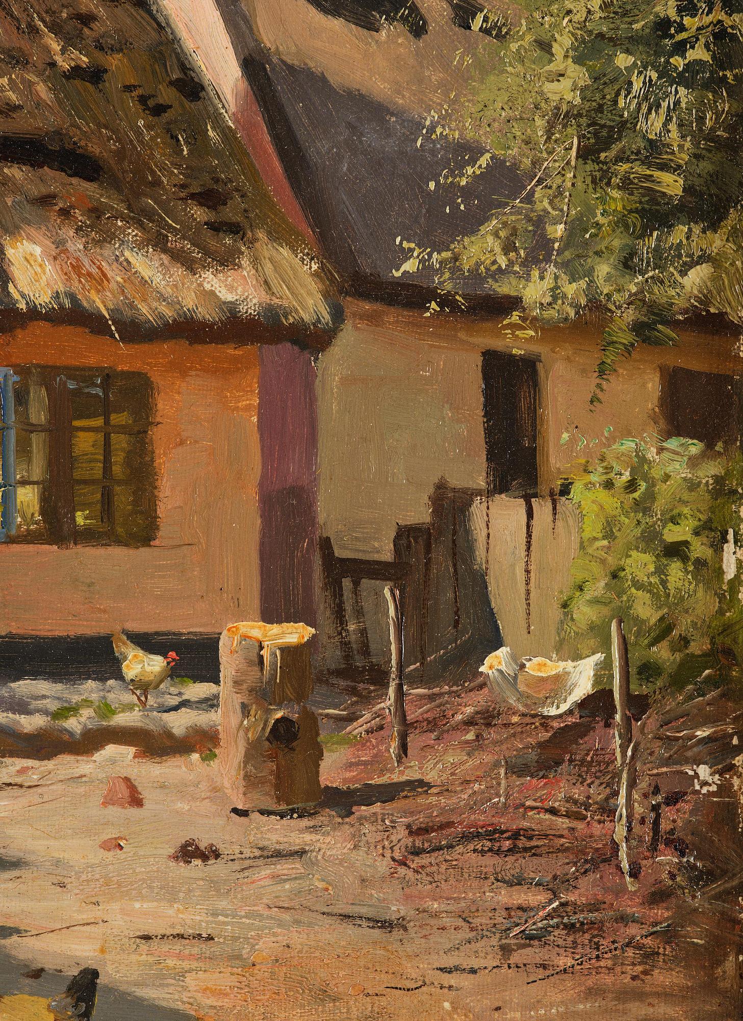 Peder Mork Mönsted, Husmandshuse, Hilleröd.