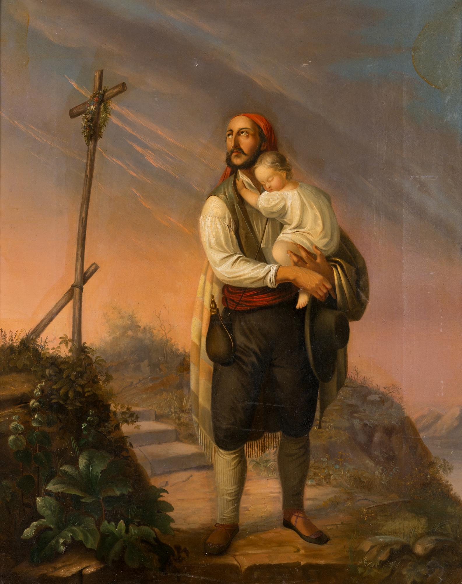 Berndt Godenhjelm, väitetty, öljy kankaalle.