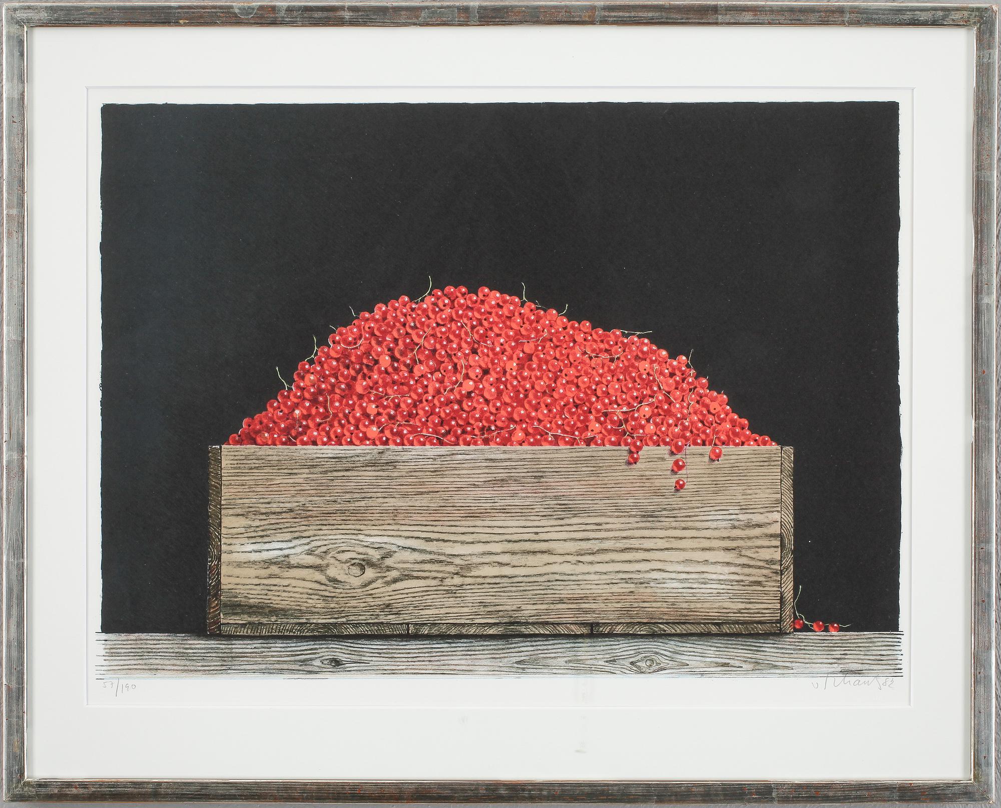 PHILIP VON SCHANTZ, färglitografi, signerad och numrerad 57/190, daterad -82.