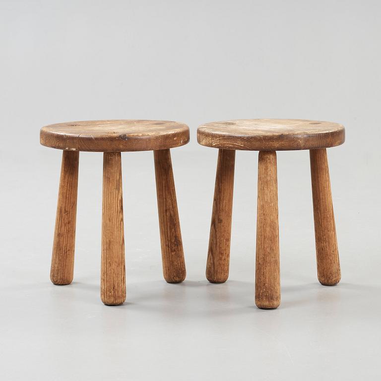 AXEL EINAR HJORTH, pallar, ett par, Nordiska Kompaniet 1930-tal.