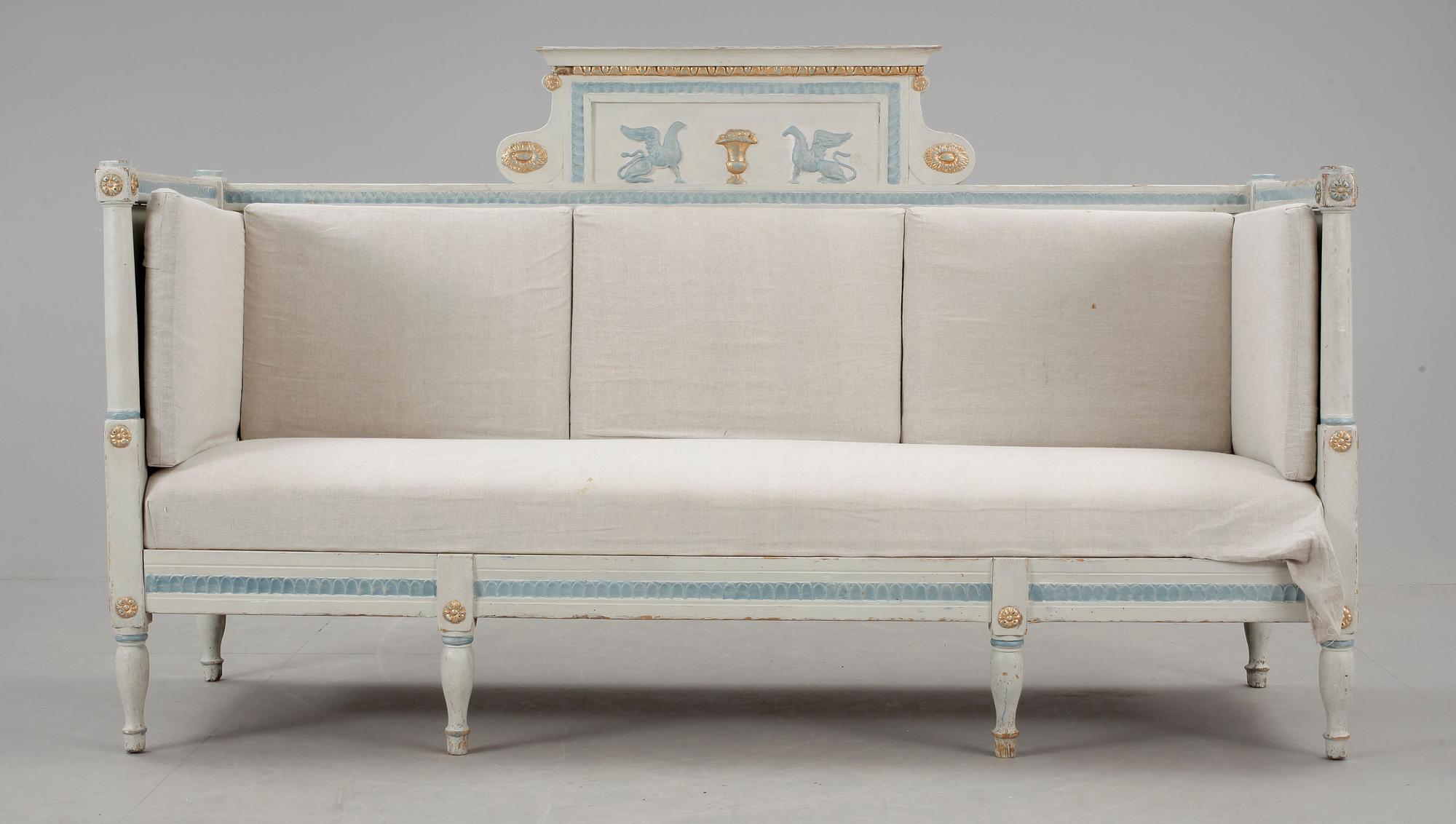 SOFFA, empire, 1800-talets första hälft.