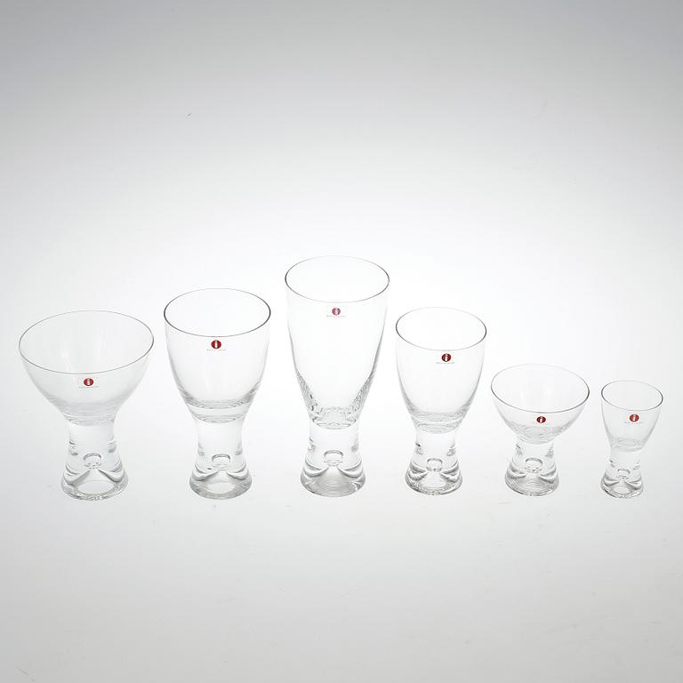 SERVISGLAS, 48 st, "Tapio", Tapio Wirkkala, Iittala, 1970/80-tal.