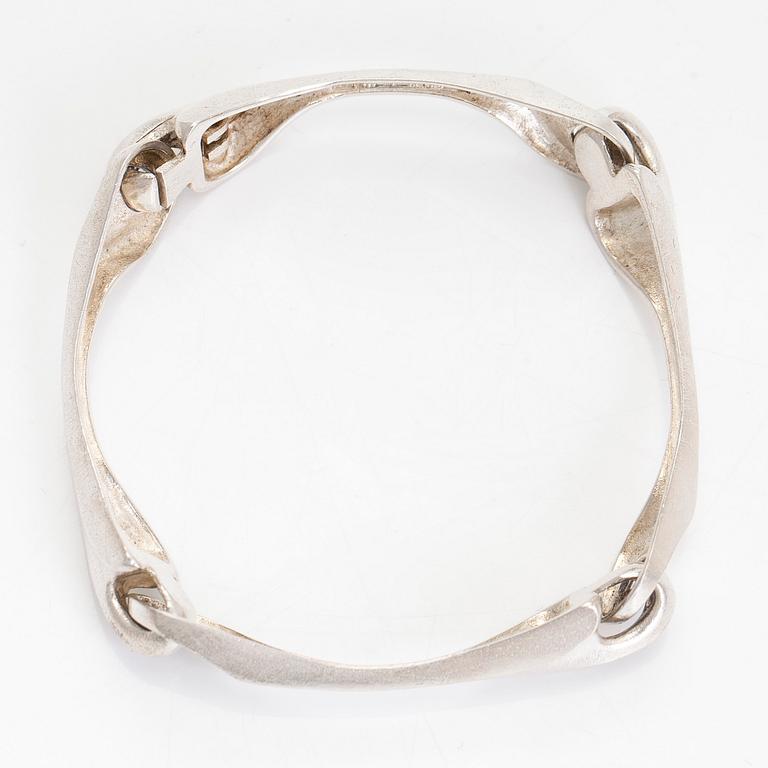 Björn Weckström, armband, "Armilla", sterlingsilver. Lapponia 1977.