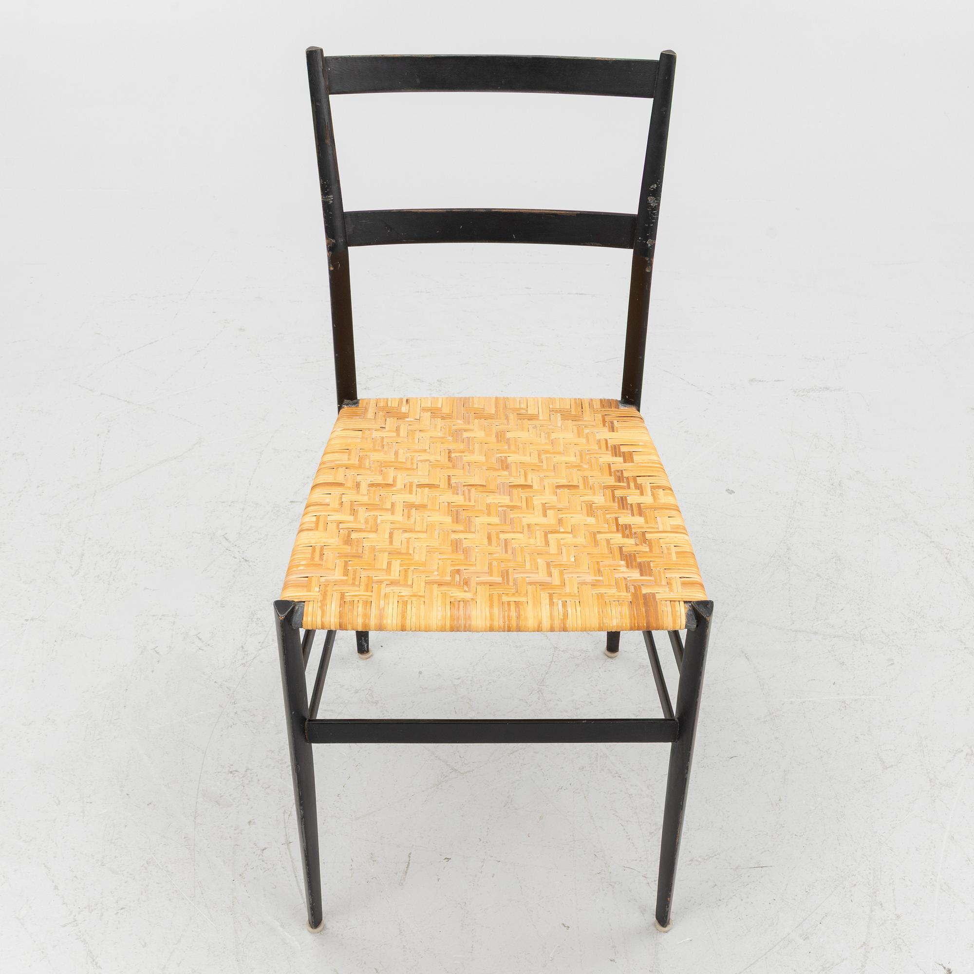 Gio Ponti, a 'Superleggera' chair, sold at Illums Bolighus, 1960's.