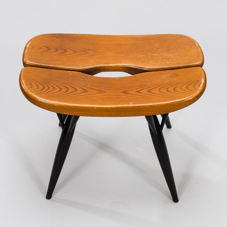 ILMARI TAPIOVAARA, a 1960/1970's 'Pirkka' stool for Laukaan Puu.